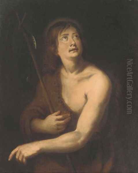 Saint John the Baptist 2 Oil Painting by Sir Anthony Van Dyck