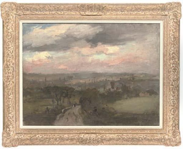 Bradford From Moorfield by Bertram Walter Priestman