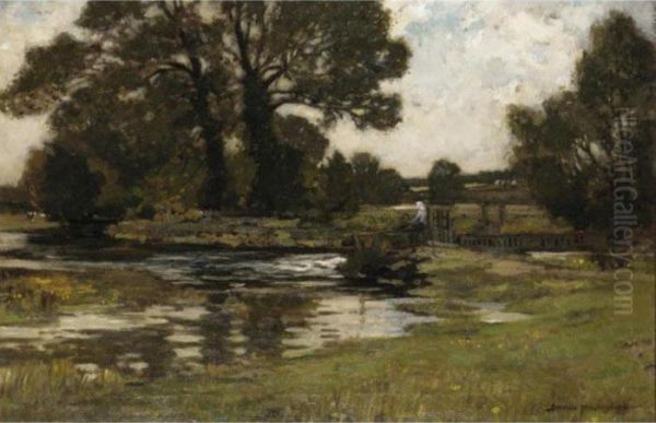 The Sluice by Bertram Walter Priestman