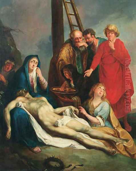 The Lamentation 2 Oil Painting by Sir Anthony Van Dyck