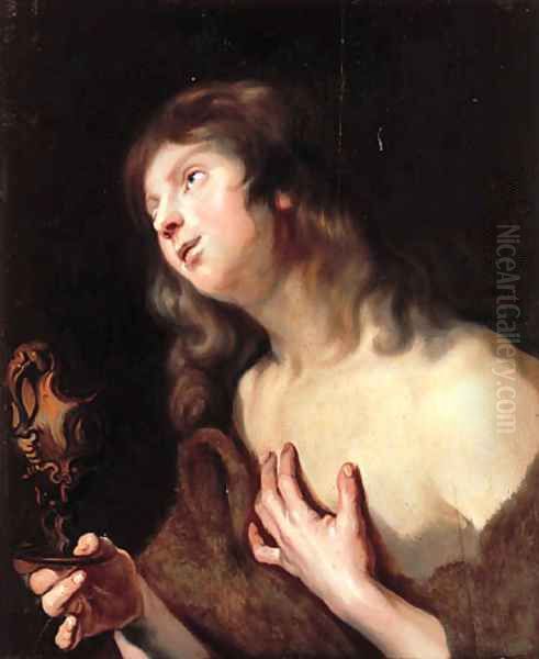 Saint John the Evangelist Oil Painting by Sir Anthony Van Dyck