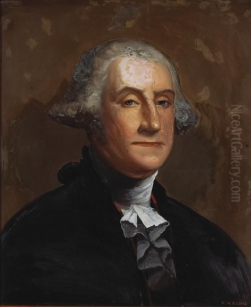 Portrait Of George Washington Oil Painting by William Matthew Prior