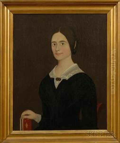 Portrait Of Ann Brooks. Oil Painting by William Matthew Prior