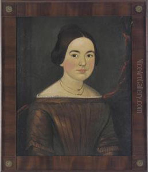 Portrait Of Rosamond C. Prior Oil Painting by William Matthew Prior