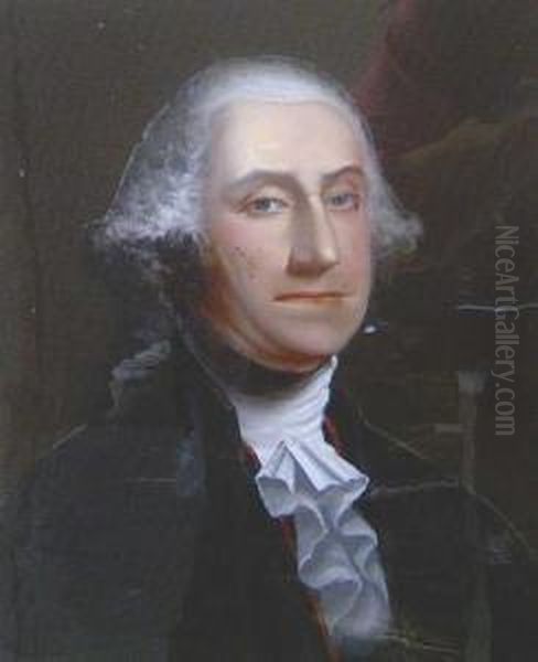 Portrait Of George Washington Oil Painting by William Matthew Prior