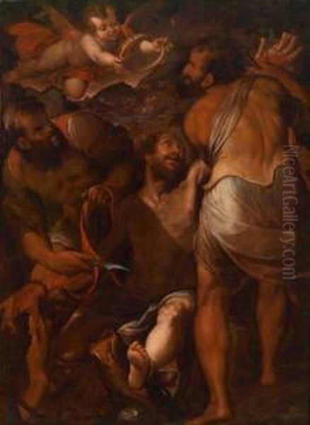 Il Martirio Di San Bartolomeo Oil Painting by Camillo Procaccini