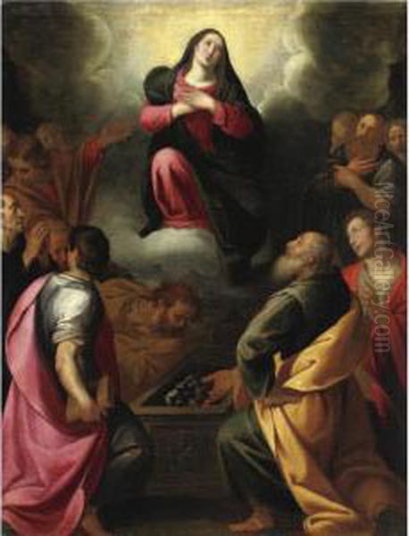 Assunzione Della Vergine Oil Painting by Camillo Procaccini