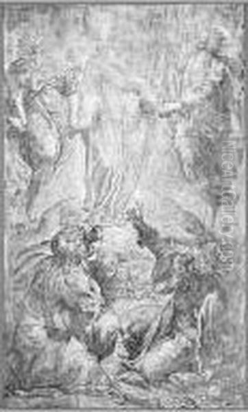 The Transfiguration (bartsch Xviii, 4) Oil Painting by Camillo Procaccini