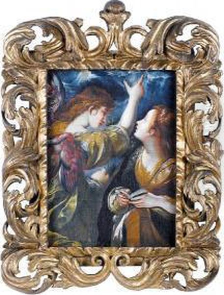 The Annunciation Oil Painting by Giulio Cesare Procaccini