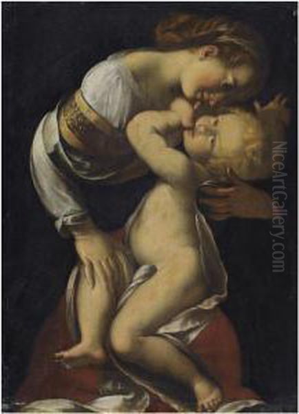 The Madonna And Child Oil Painting by Giulio Cesare Procaccini