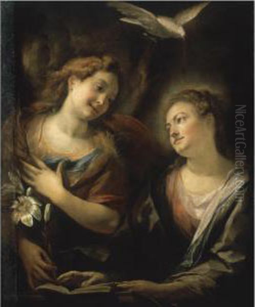 The Annunciation Oil Painting by Giulio Cesare Procaccini