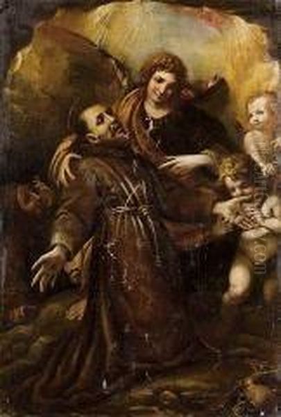 Estasi Di San Francesco Oil Painting by Giulio Cesare Procaccini