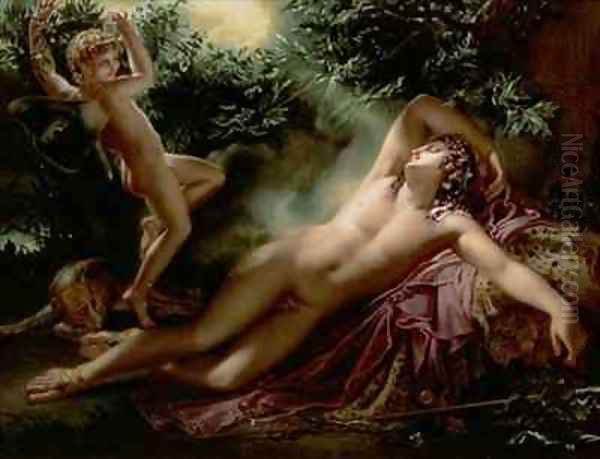 The Sleep of Endymion Oil Painting by Francoise-Reine Dagois