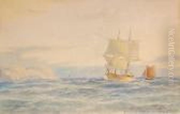 Sailing Oil Painting by Emilios Prosalentis