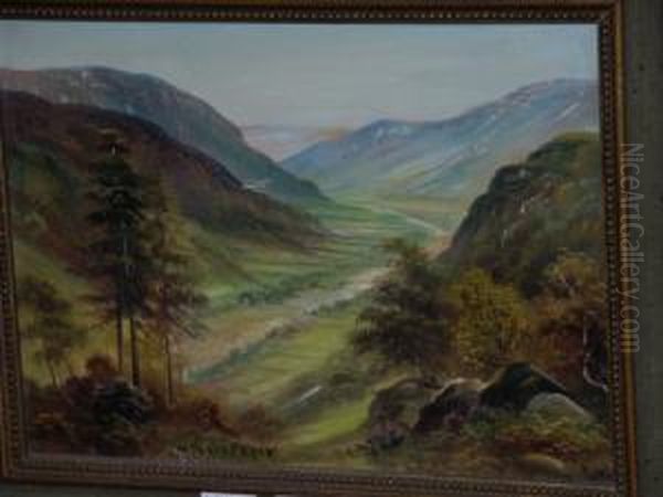 Welsh Valley by George Willis Pryce