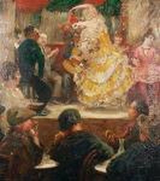 The Flamenco Dancer Oil Painting by James Ferrier Pryde