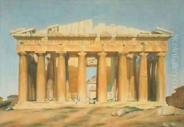 The Parthenon Athens Oil Painting by Louis Dupre