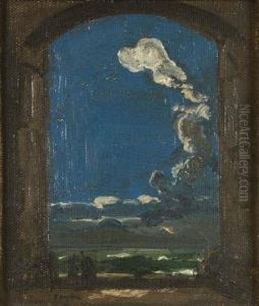 Clouds Through An Arch Oil Painting by James Ferrier Pryde