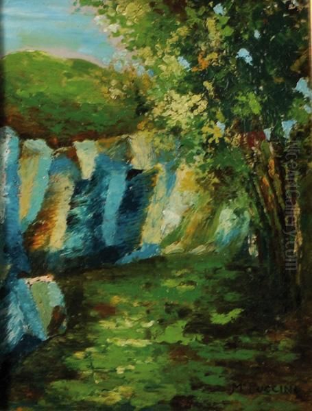 Paesaggio Oil Painting by Mario Puccini