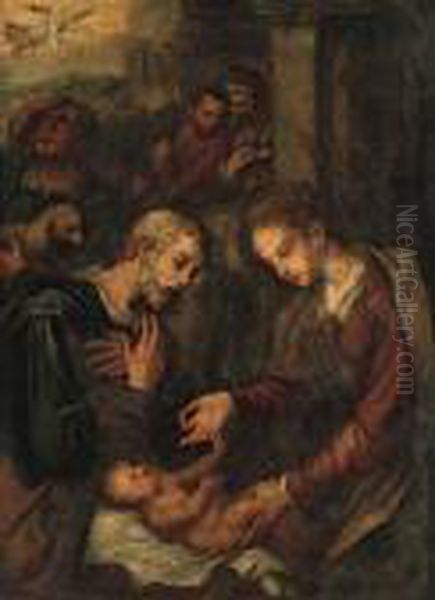 The Nativity Oil Painting by Scipione Pulzone