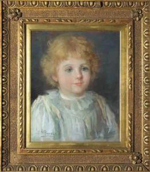 Miss Cecily Richardson Oil Painting by Sarah Henrietta Purser