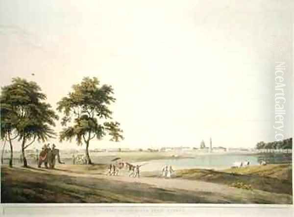 Part of the Black Town Madras Oil Painting by Thomas Daniell