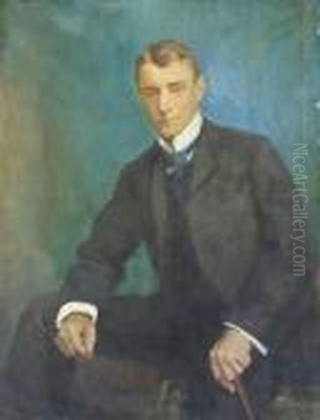 Portrait Of A Young Gentleman 
(believed To Be Either Josslyn Or Mordaunt Gore-booth Of Lissadell, Co. 
Sligo) Oil Painting by Sarah Henrietta Purser