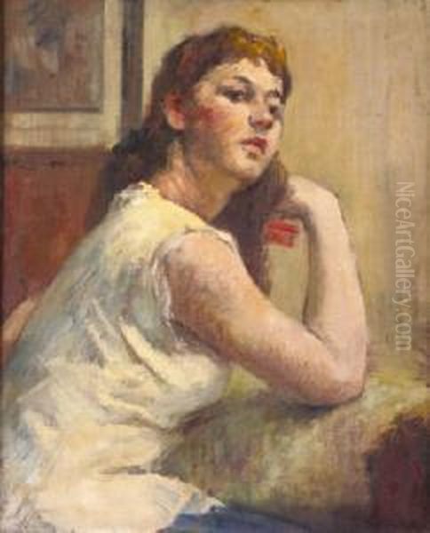 Kathleen Oil Painting by Sarah Henrietta Purser