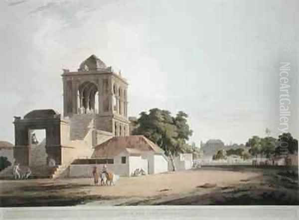 View in the Fort Madura Oil Painting by Thomas Daniell