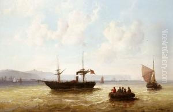 Dovernel Oil Painting by Josef Carl Berthold Puttner