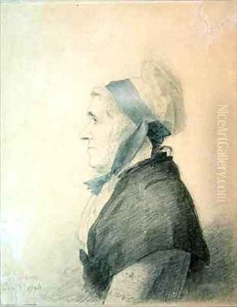 Portrait of an Elderly Lady Oil Painting by George Dance