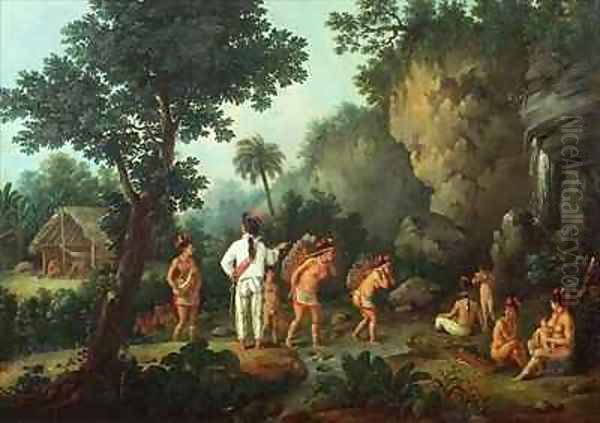 The Slave Hunter Oil Painting by Jean Baptiste Debret