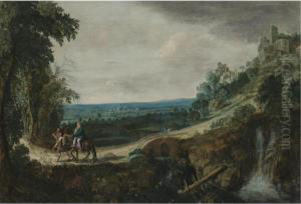 The Flight Into Egypt Oil Painting by Jacob Pynas