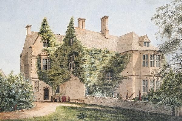 Views Of Country Houses Oil Painting by George Pyne