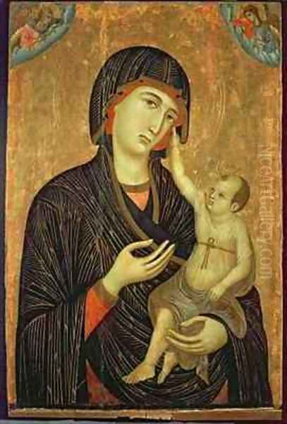 Crevole Madonna Oil Painting by Buoninsegna Duccio di