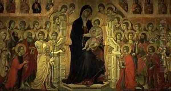 The Maesta Oil Painting by Buoninsegna Duccio di