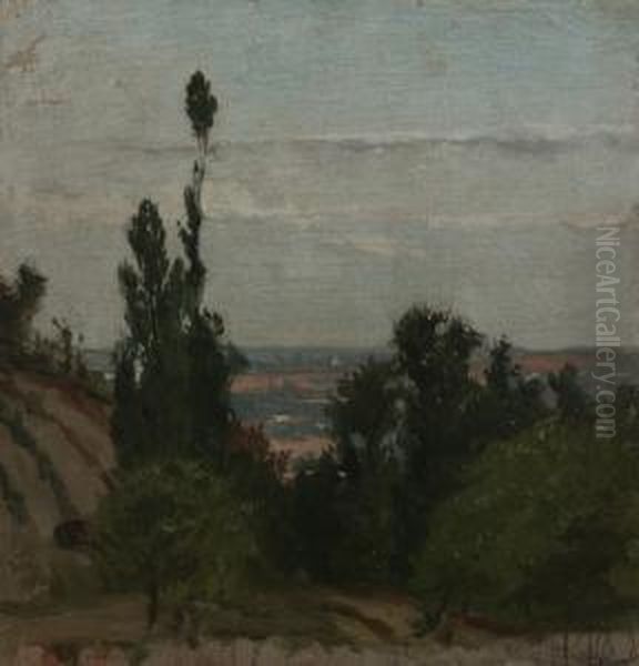 Paesaggio Oil Painting by Giovanni Battista Quadrone