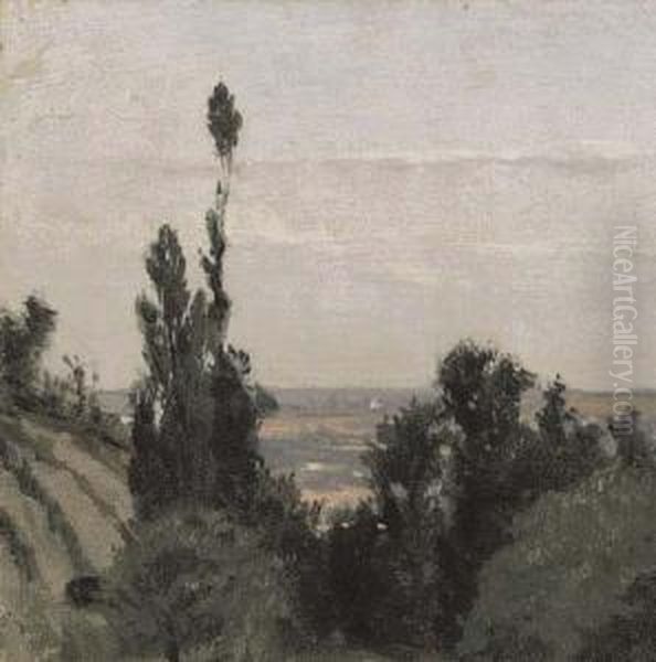 Paesaggio Oil Painting by Giovanni Battista Quadrone