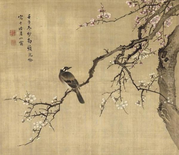 Hanging Scroll Oil Painting by Shen Quan