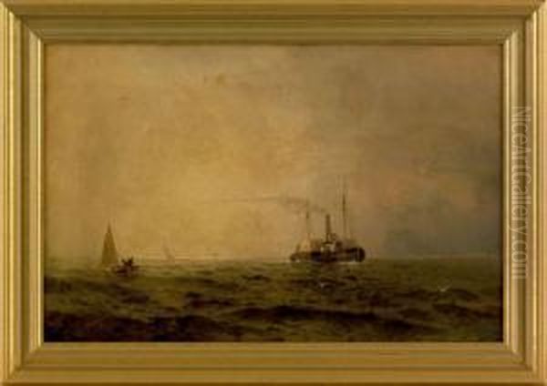 Seascape Oil Painting by Arthur Quartley