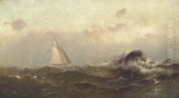 Morning Off Marblehead Oil Painting by Arthur Quartley