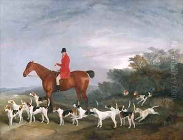 Out Hunting Oil Painting by Richard Barrett Davis