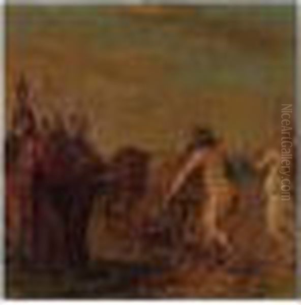 Cincinnatus Called From His Plough Oil Painting by Erasmus II Quellin (Quellinus)