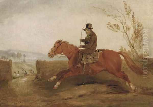 The sporting sweep Oil Painting by Richard Barrett Davis