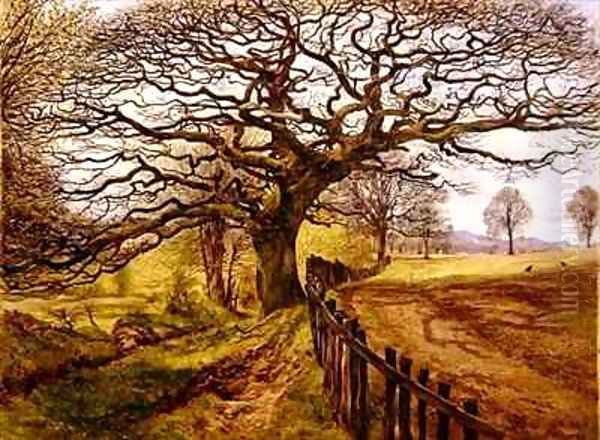 The Tree Oil Painting by John Milne Donald