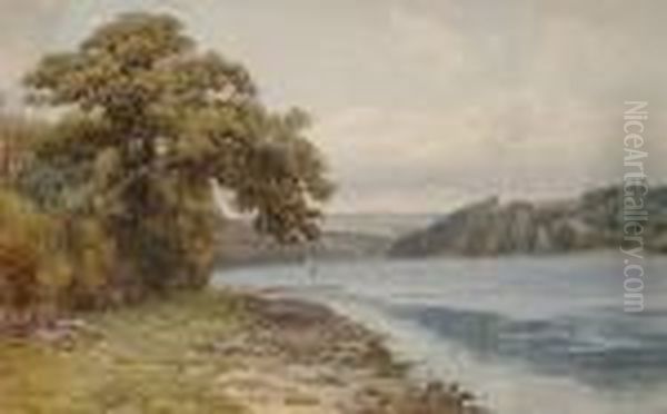 The River Fowey, Cornwall Oil Painting by Alfred Robert Quinton