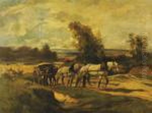 La Carriere Oil Painting by Clement Quinton