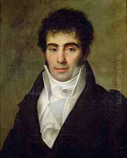 Portrait of Antoine Scipion Perier 1776-1821 Oil Painting by Jean Baptiste Francois Desoria