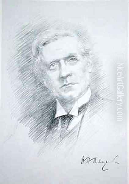 Portrait of Herbert Henry Asquith 1881-1947 Oil Painting by Noel Dorville