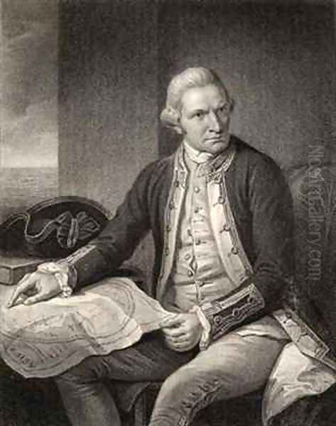 Captain James Cook Oil Painting by Dance, Nathaniel